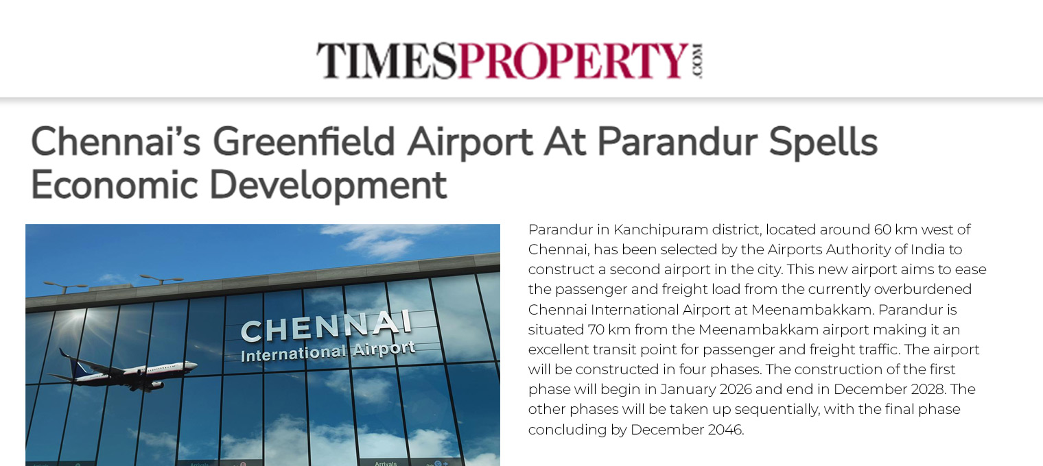 DTCP-approved plots near Parandur Airport – TWD KGF gated community