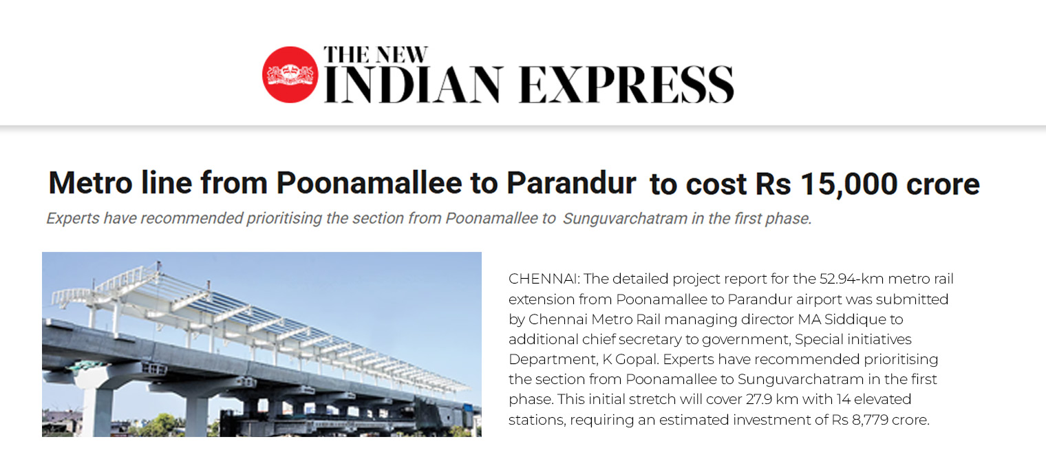 Residential plots in Parandur near upcoming airport with economic development